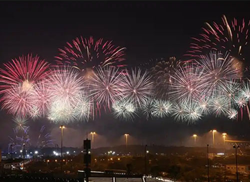 化州市焰火晚会